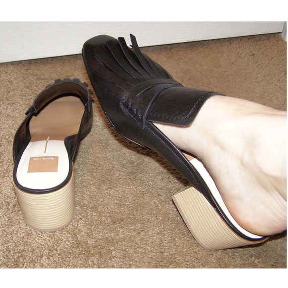 NEW 8.5 Dolce Vita Katina Mules Black shoes - Picture 7 of 8